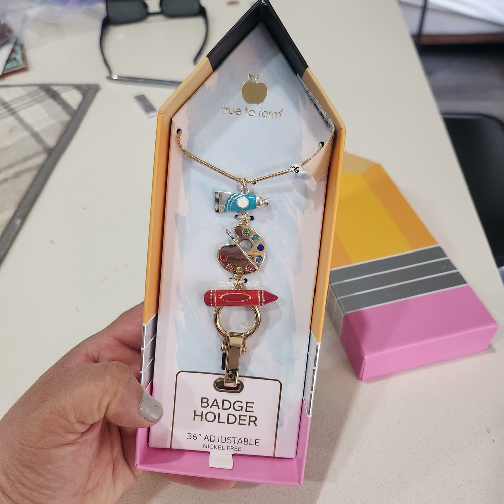 true to Form. Colorful Badge Holder